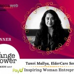 Inspiring Entrepreneur Award by Women's Web and PayU Money